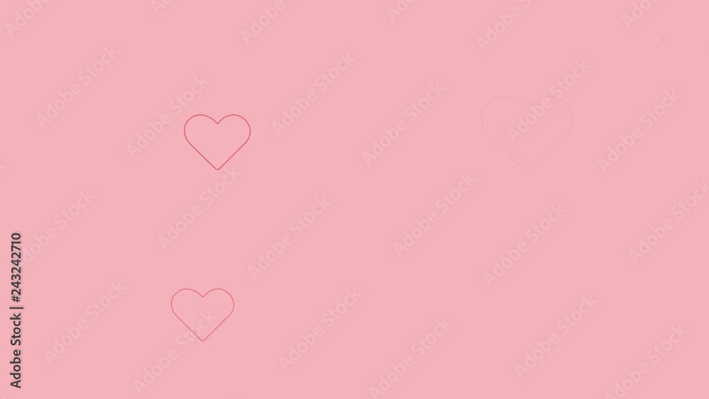 Valentine' s day with heart and love. motion graphic flat animation footage. Valentine' s day with heart and love. motion graphic flat animation footage.