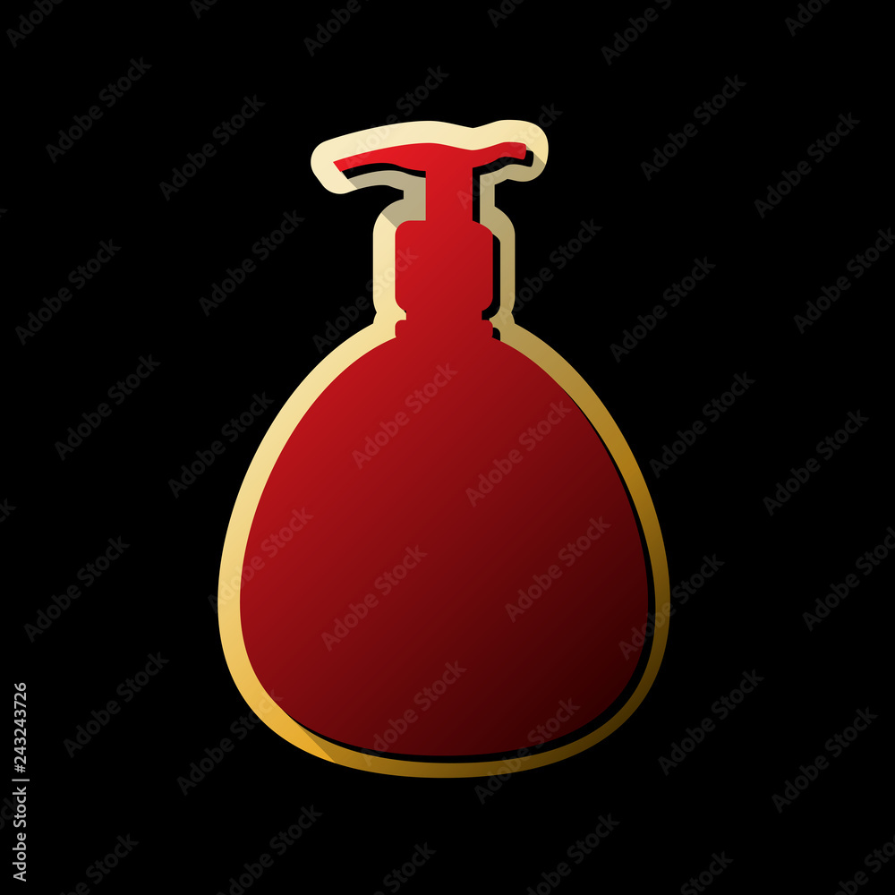 Gel, Foam Or Liquid Soap. Dispenser Pump Plastic Bottle silhouet Gel, Foam Or Liquid Soap. Dispenser Pump Plastic Bottle silhouet