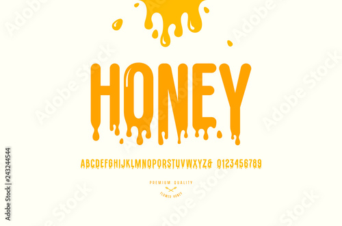 Decorative sans serif font