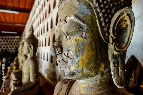 Photography statue of buddha in thailand, digital photo picture as a background
