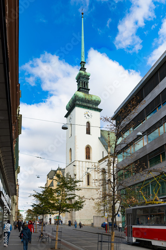 Jakubske Square, Jakubske Namesti and the Church of St. Jacob in Brno