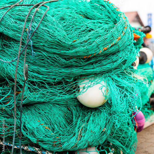 fishing, tangled nets