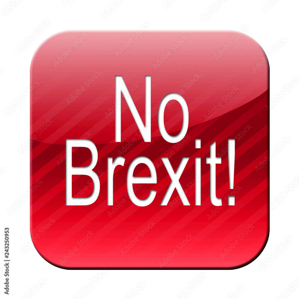 No Brexit - Symbolbutton für Europa No Brexit - Symbolbutton für Europa