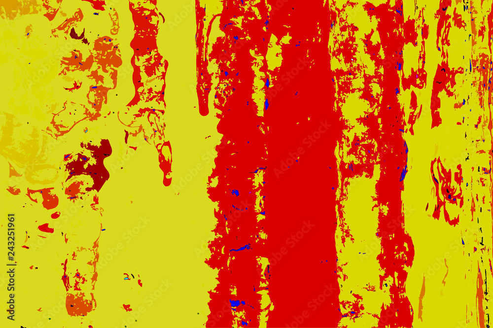 Obraz premium Bright modern red-yellow abstract background