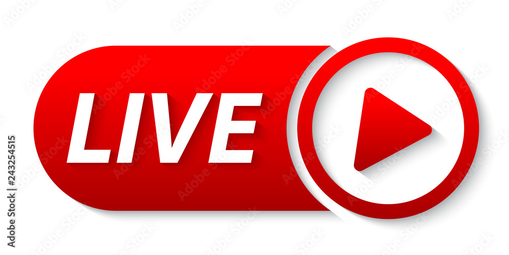 live streaming lower third. video banner live from social media. YouTube  live video streaming. Stock Vector | Adobe Stock