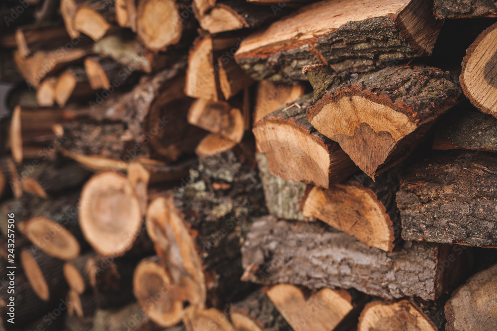 firewood ax stacked for winter firewood ax stacked for winter