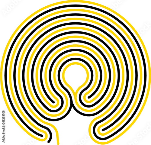 Knidos, maze, 19, Tittling, Germany