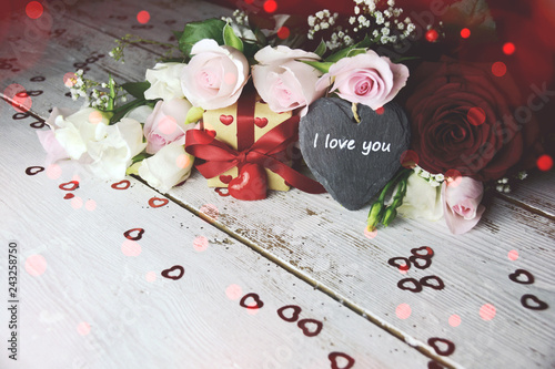 Grußkarte - I love you - Ge...