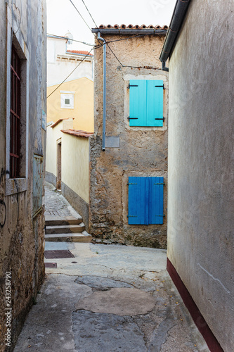 Street scene in Mali Losinj, Croatia. © phant