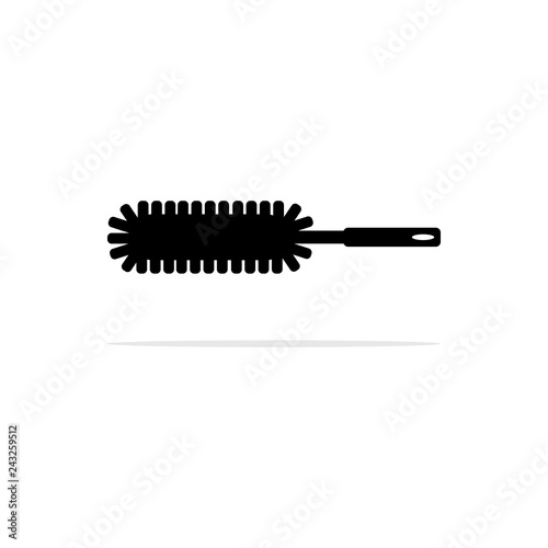 Toilet brush Icon. Vector concept illustration for design.
