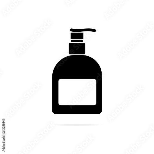 Shampoo bottle Icon. Vector concept illustration for design.