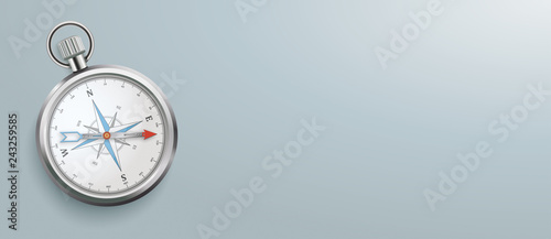 Compass Gray Background Header