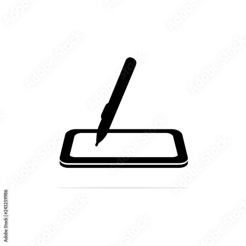 Tablet Icon. Vector concept illustration for design.
