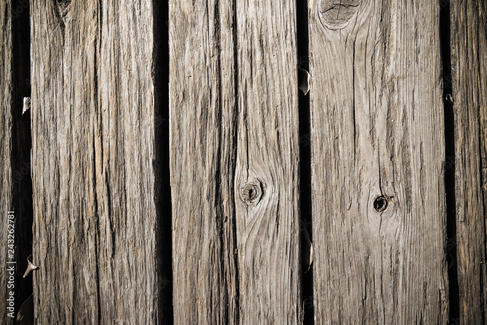 Fototapeta premium Background old wooden table, vertical