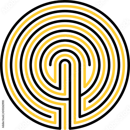 Meander, maze, 4