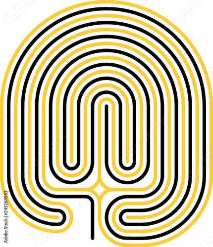 Troy town, maze, Linbacke, Sweden