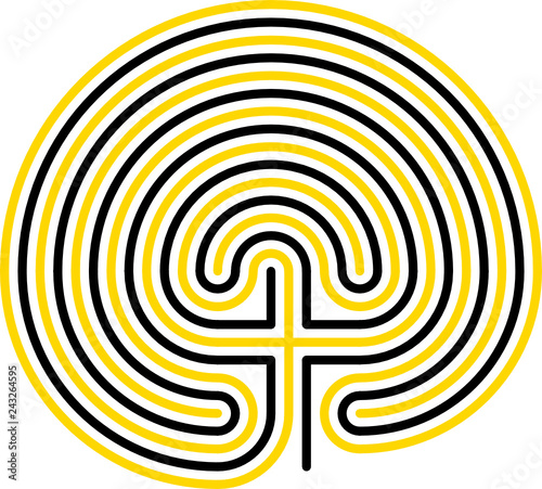 Troy town, maze, Nyhamn, Sweden