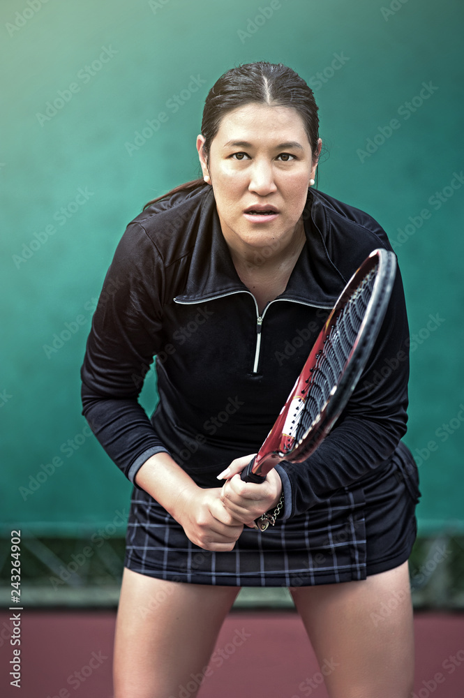 Tamarine Tanasugarn,a former professinal and world ranking (WTA) no.19 Thai  female tennis player. Stock Photo | Adobe Stock