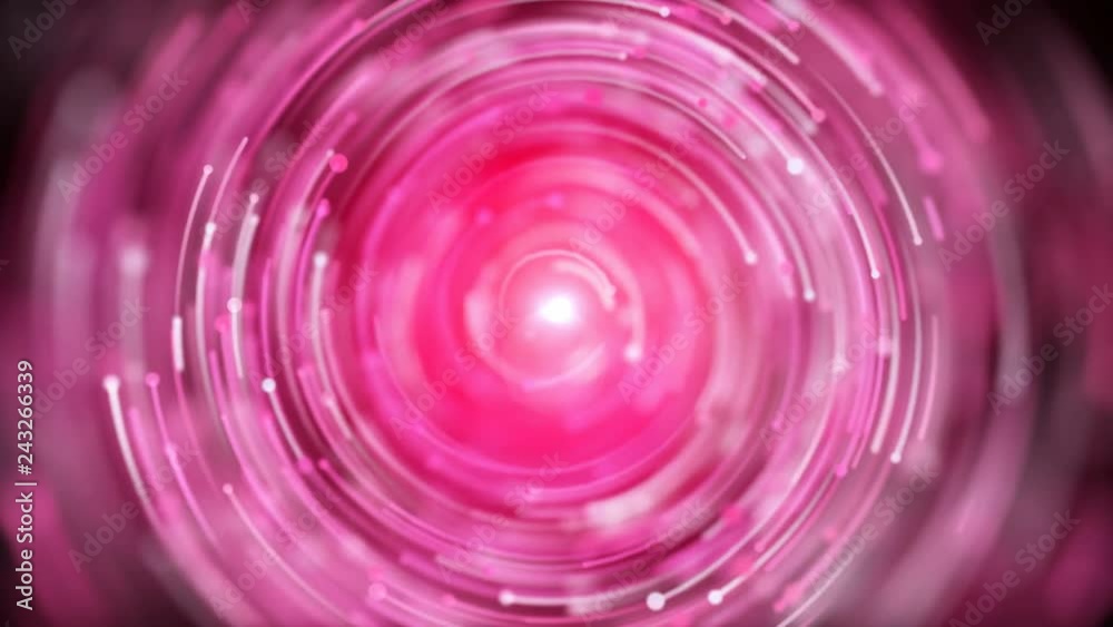 Abstract pink lines particle flying around light effect. 4K background animation footage. Abstract pink lines particle flying around light effect. 4K background animation footage.