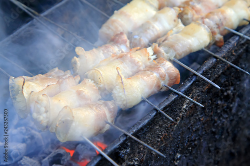 Grilled shish kebab