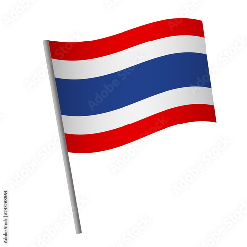 Free Download Thailand flag icon. - GFXLoad