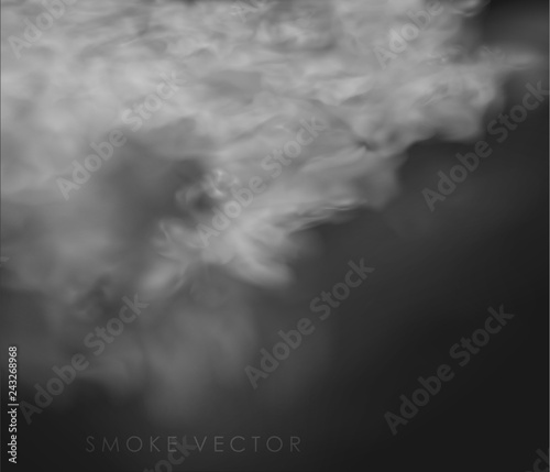 fog and smoke isolated on transparent