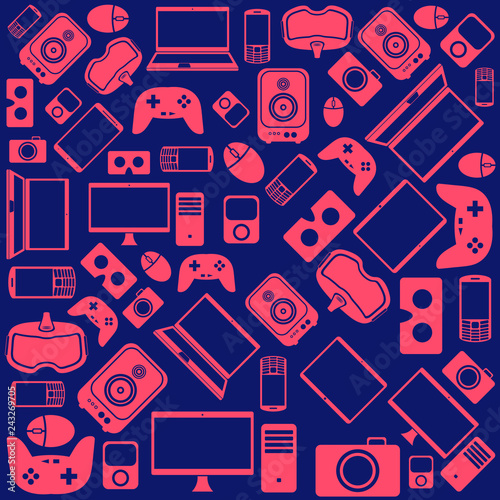 Gadgets and devices pattern