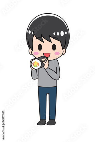 The man who eats Megumi maki