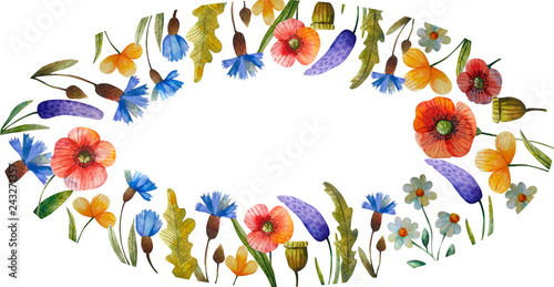 Watercolor floral illustration