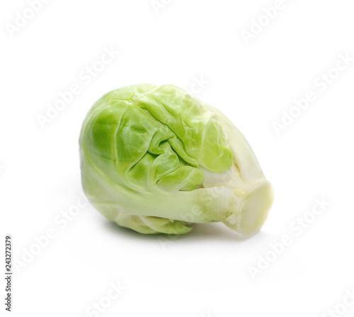 Brussels sprout, macro isolated on white background © dule964