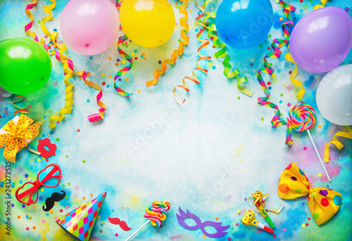 Birthday, carnival or party background