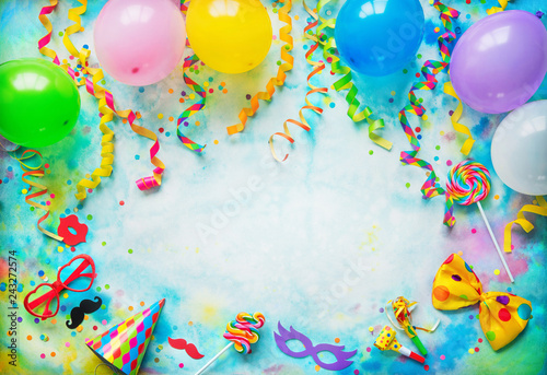 Birthday, carnival or party background