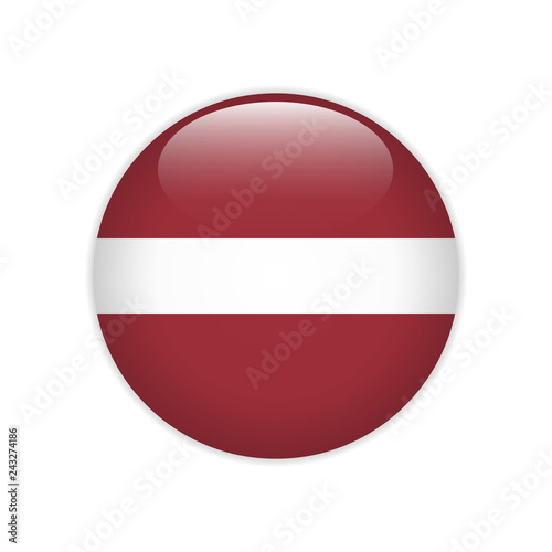 Latvia flag on button Free Download Latvia flag on button - GFXLoad