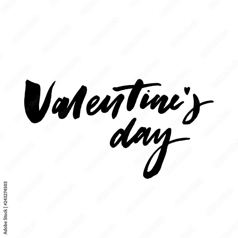 Happy Valentine's Day vector lettering on white background. Hand written design element for card, poster, banner. Modern calligraphy for Valentine's day. Isolated typography print. Hand drawn clipart. Happy Valentine's Day vector lettering on white background. Hand written design element for card, poster, banner. Modern calligraphy for Valentine's day. Isolated typography print. Hand drawn clipart.