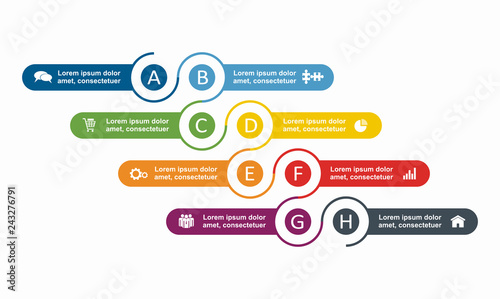 Infographic design template with place for your data. Vector illustration.