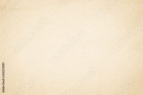 Vintage Cream abstract Hessian or sackcloth fabric or hemp sack texture background. Wallpaper of artistic wale linen canvas.