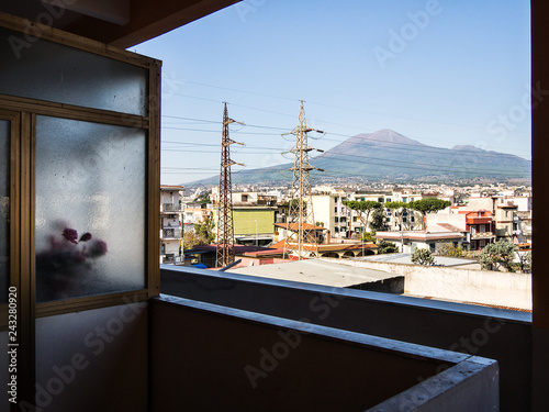 Terrace with Vesuvius view