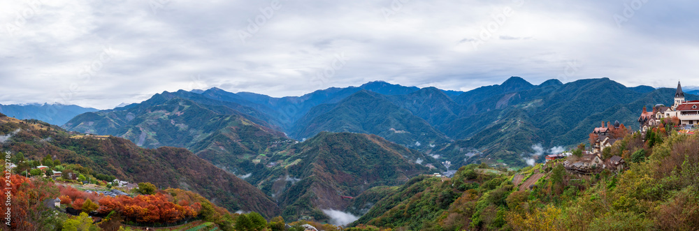 Nature landscape background of mountain view from Taiwan 3