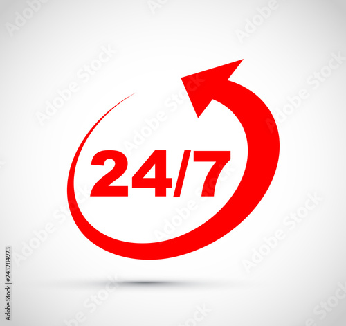 twenty four seven icon
