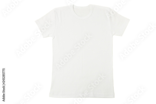 One white cotton t-shirt