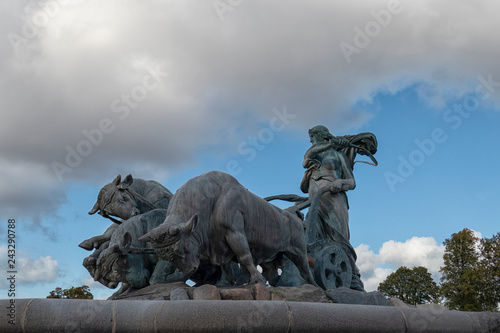 Gefion Fountain in Copenhagen