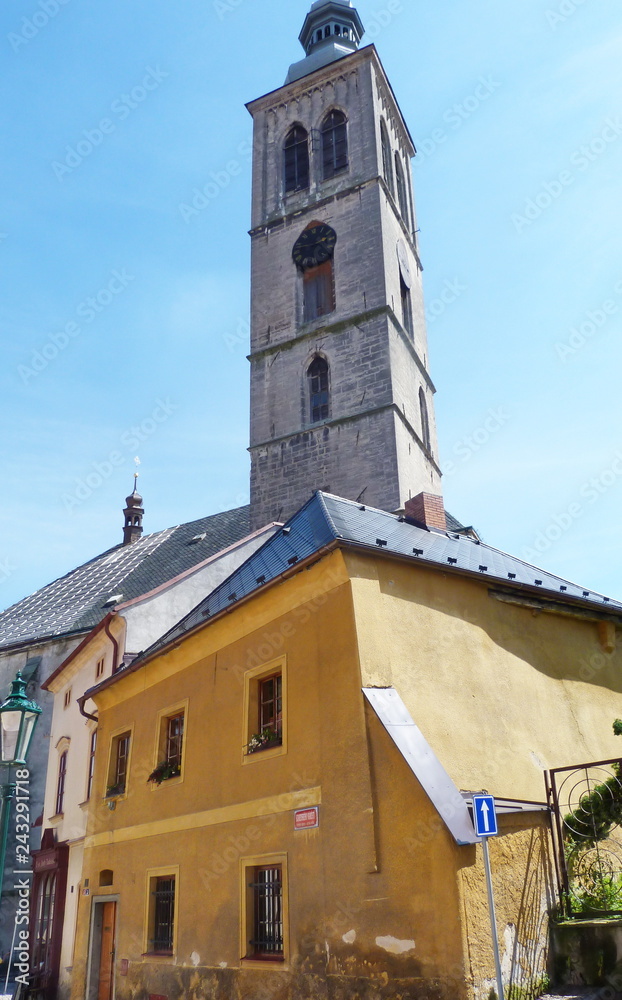 Bell tower of Saint James, Kutna Hora, Czech republic