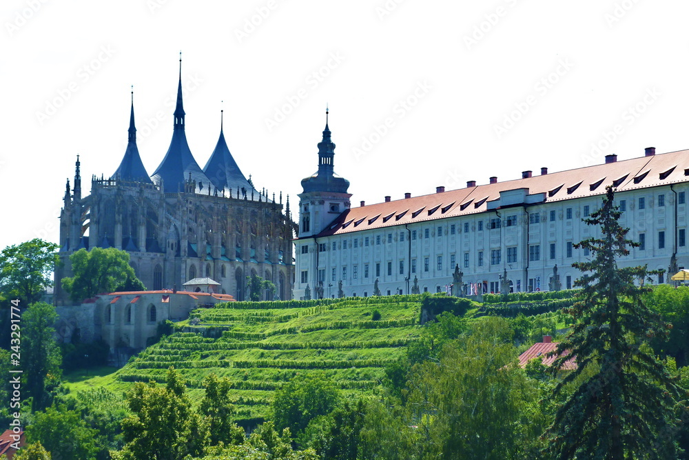 Saint Barbara church and Jesuit College, Kutna Hora, Czech republic