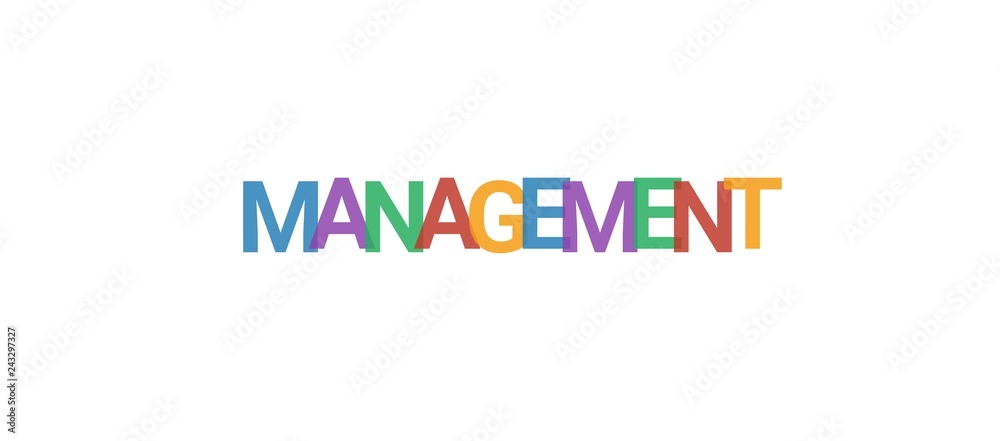 Management word concept