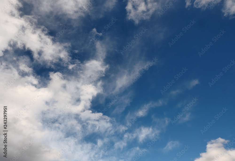 clouds blue sky