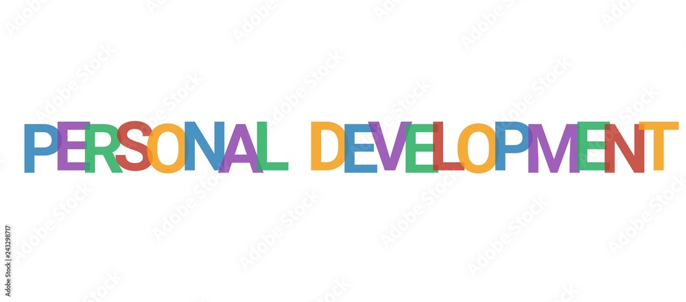 Personal development word concept Personal development word concept