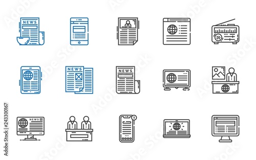 facts icons set