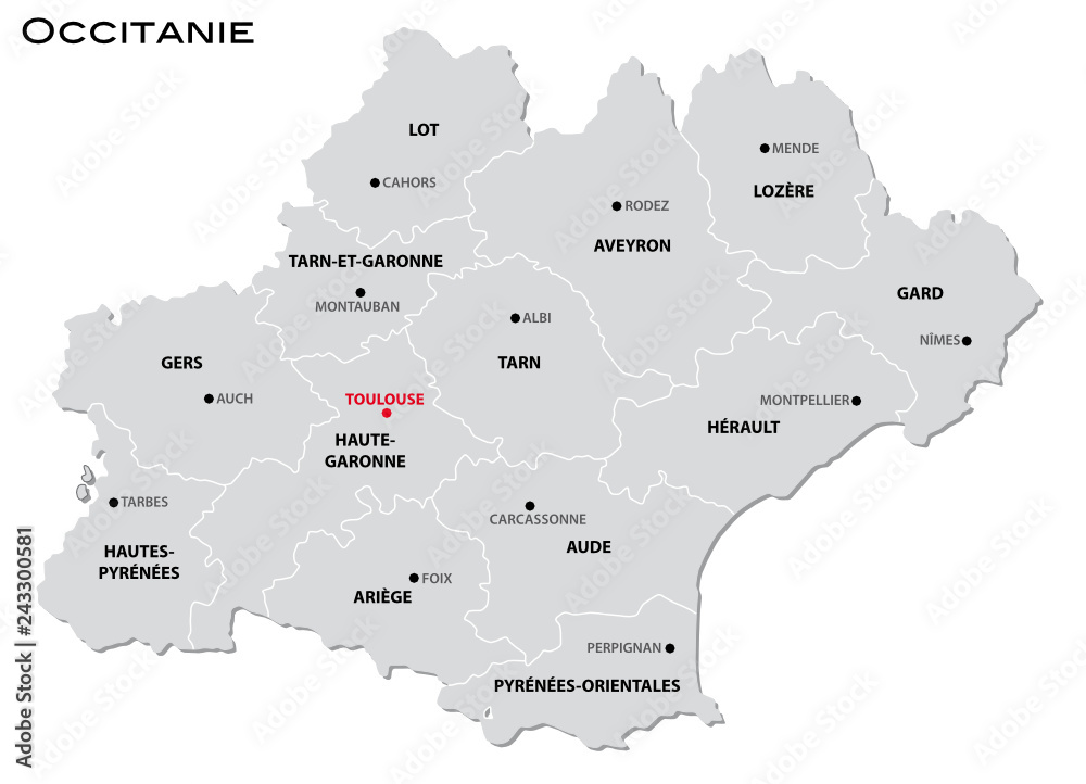 Présentation 82+ imagen carte occitanie france - fr.thptnganamst.edu.vn