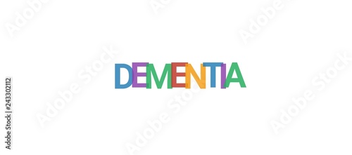 Dementia word concept