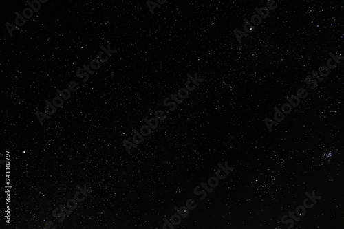 Night starry sky. Many stars.